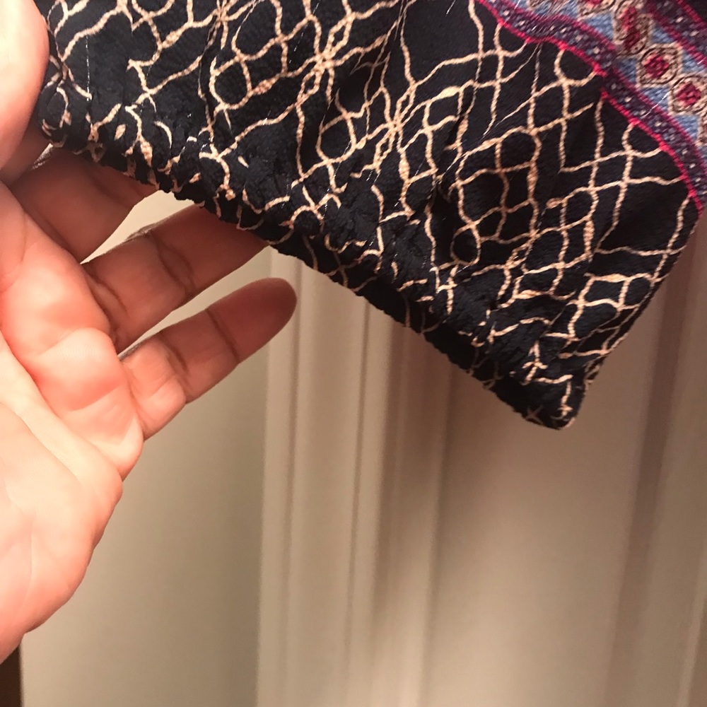 Plus Size 1x Ruby Rd Red Blouse With Patterned De… - image 4